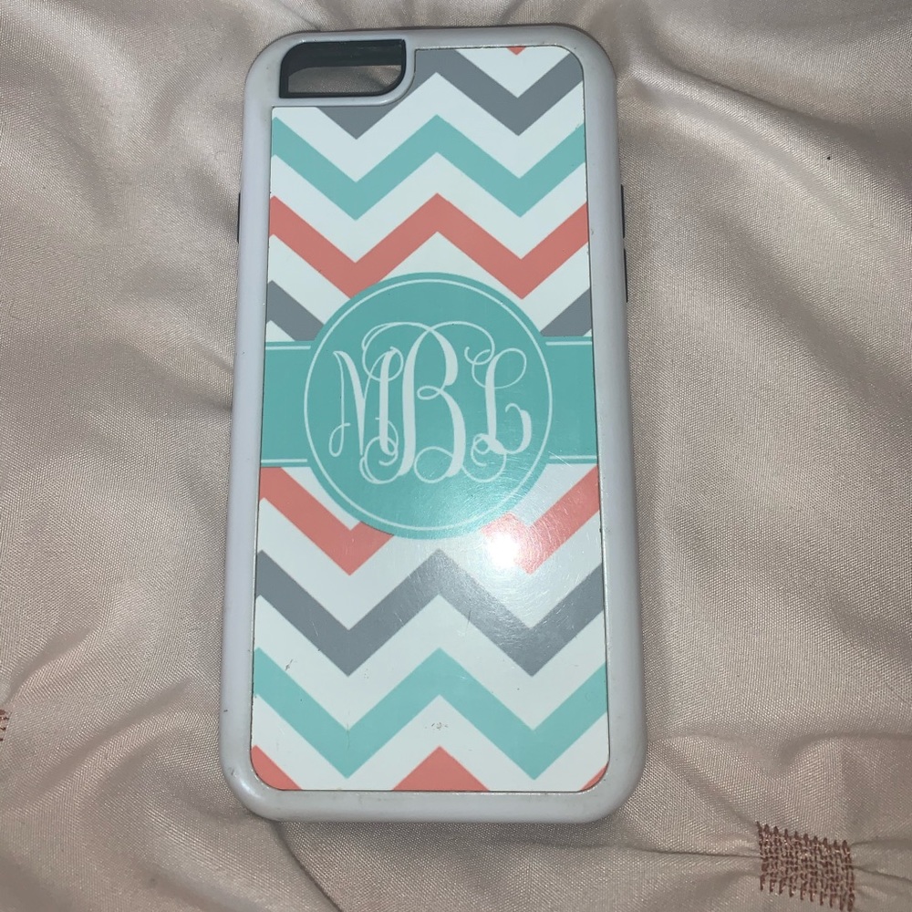 Monogrammed phone case